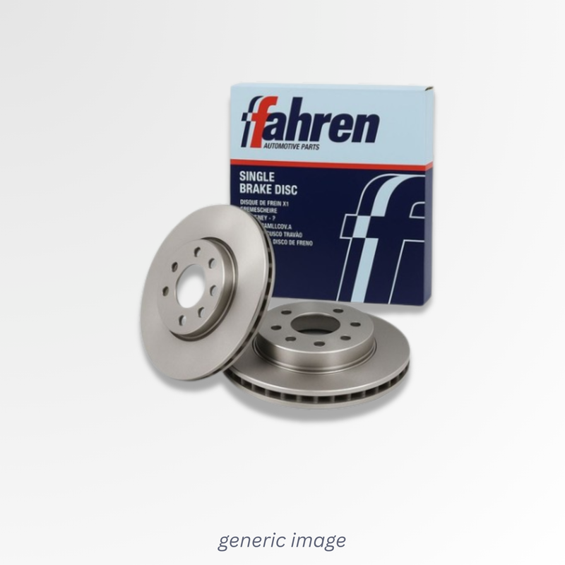 Fahren 2 x Vented Rear Brake Discs FBD7148-x2