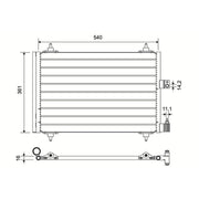 Valeo Air Conditioning Condenser 817667