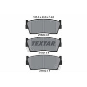 Textar Front Brake Pad Set 2150001
