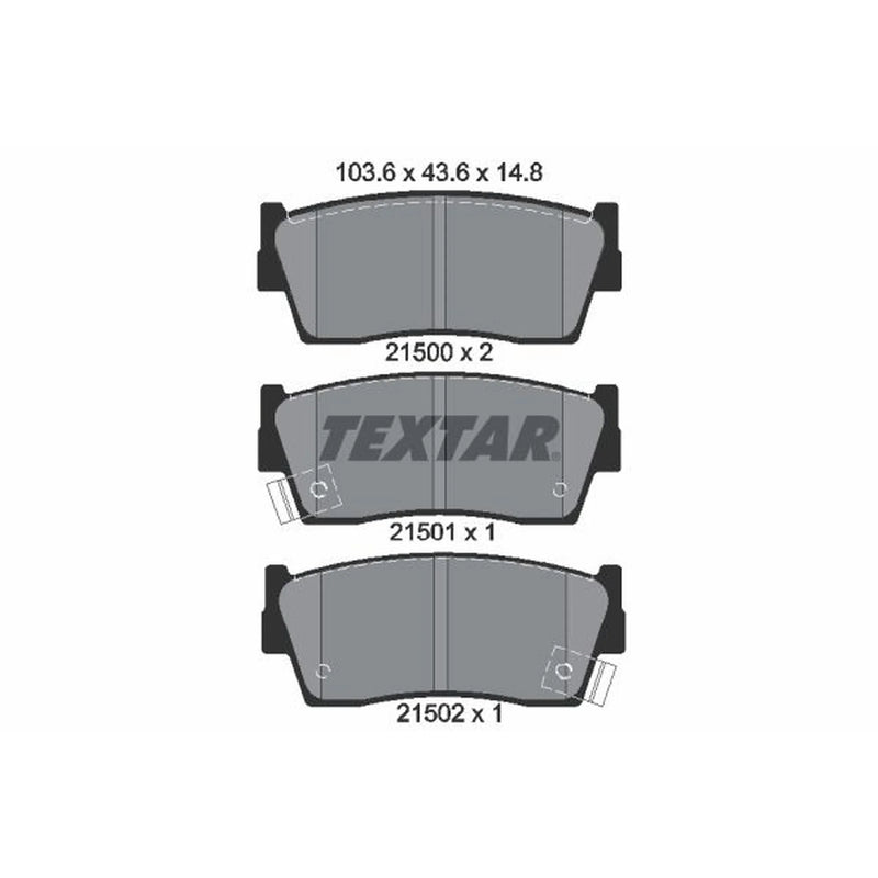 Textar Front Brake Pad Set 2150001