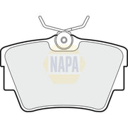 NAPA Rear Brake Pad Set fits Fiat Talento 2016 on 1.6