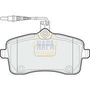 NAPA Front Brake Pad Set fits Peugeot 407 2004-2011 1.6 1.8 2.0