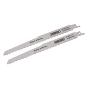 Draper Bi-metal Reciprocating Saw Blades for Multi-Purpose Cutting, 200mm, 6-12t Draper - Dynamic Drive