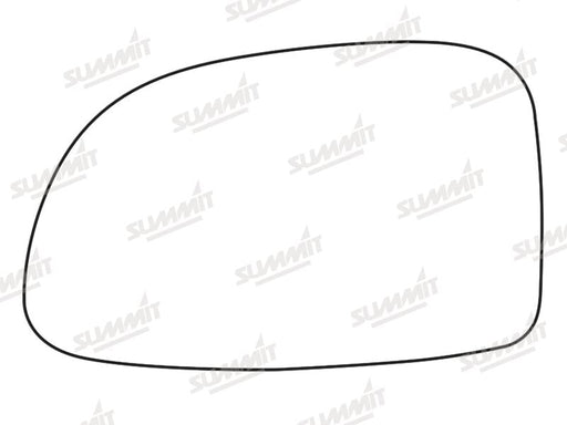 Summit Stick-On Standard Mirror Glass fits Daewoo Tacuma LHS Summit - Bars 4 Cars