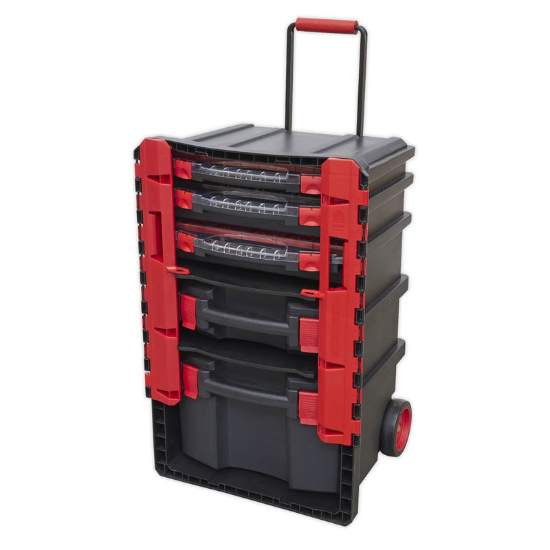 Sealey Professional Mobile Toolbox with 5 Removable Storage Cases AP860 Sealey - Dynamic Drive