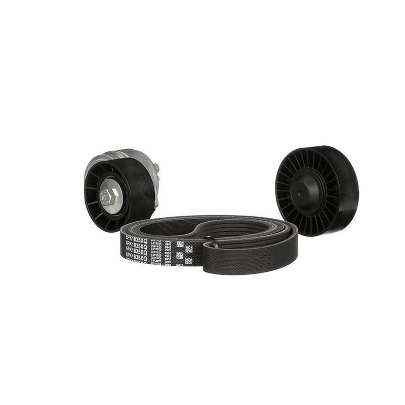 Gates V-Ribbed Belt Set fits Alfa Romeo 147 2001-2010 1.9