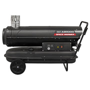 Sealey Space Warmer Indirect Kerosene/Diesel Heater 102,000Btu/hr with Wheels Sealey - Dynamic Drive