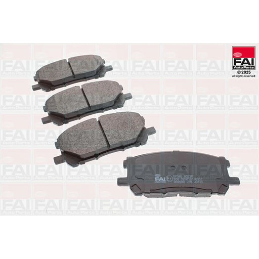 FAI Front Brake Pad Set fits Lexus Rc 2014 on