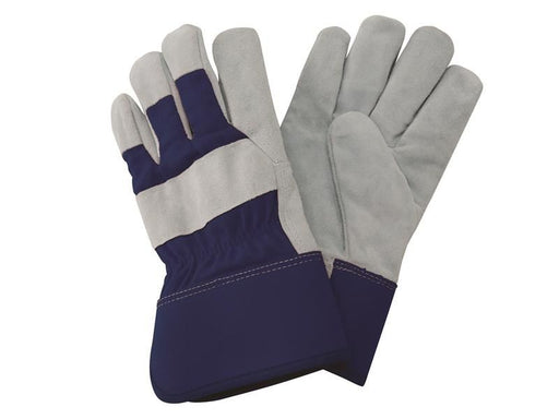 Kent & Stowe Navy Fleece Lined Rigger Gloves - Large Kent & Stowe - NN4 Online