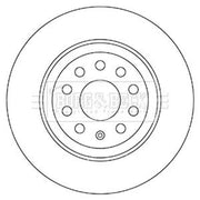 Borg & Beck Front & Rear Brake Discs & Pads fits Skoda Superb IV 2023 on 1.5 2.0