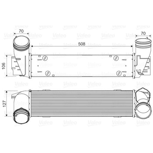 Valeo Intercooler (Charge Air Cooler) 818342