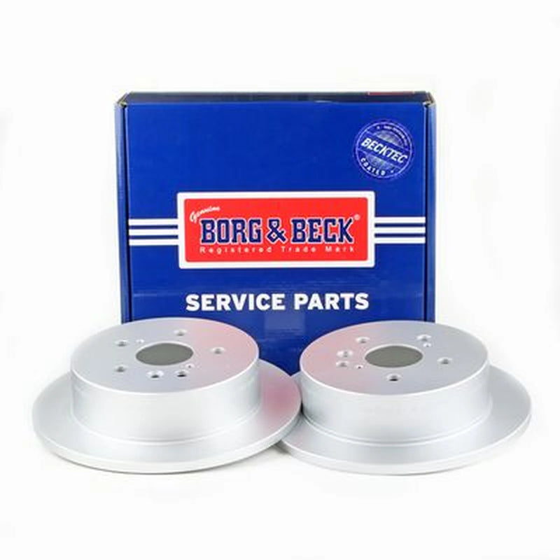 Borg & Beck Front & Rear Brake Discs & Pads fits Toyota Avensis Verso 2001-2009