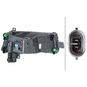 Hella Front Left Fog Light H11 fits VW Touran 2015-2022 1.2 1.4 1.6 1.8 2.0