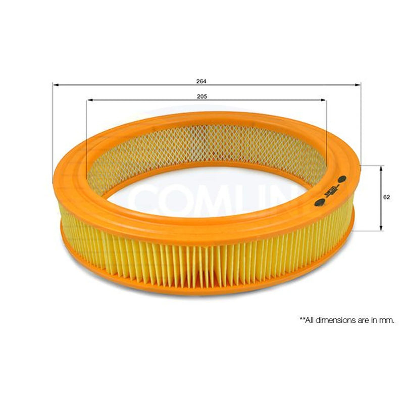 Comline Engine Air Filter fits Honda Accord I 1979-1983 1.6