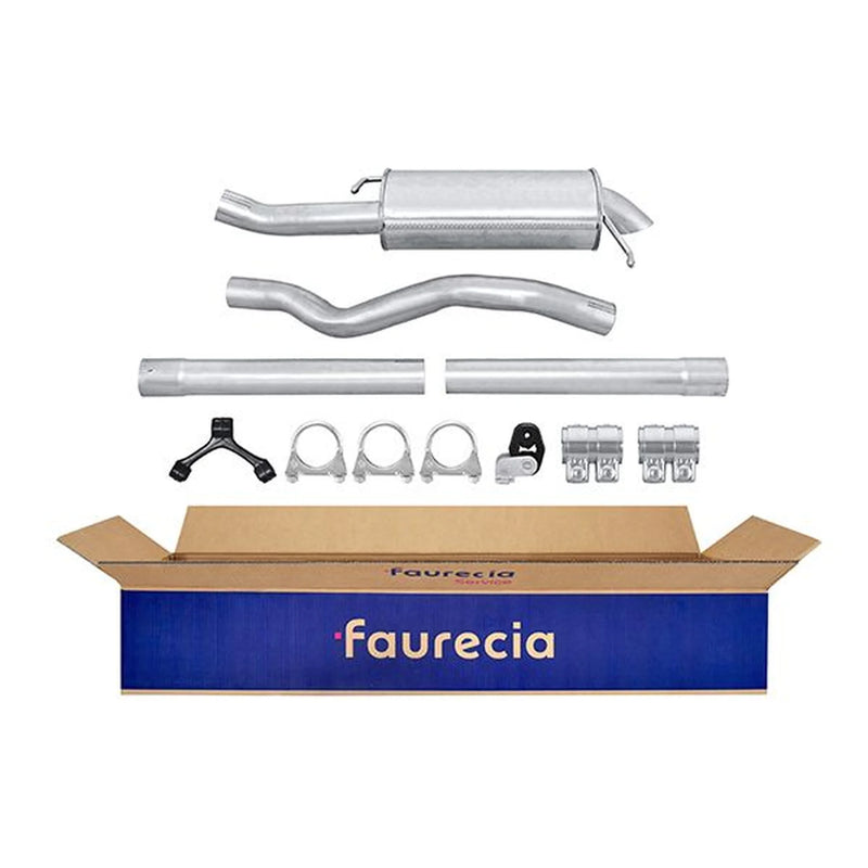 Hella End Silencer Rear fits VW California T5 Camper 2009-2015 2.0
