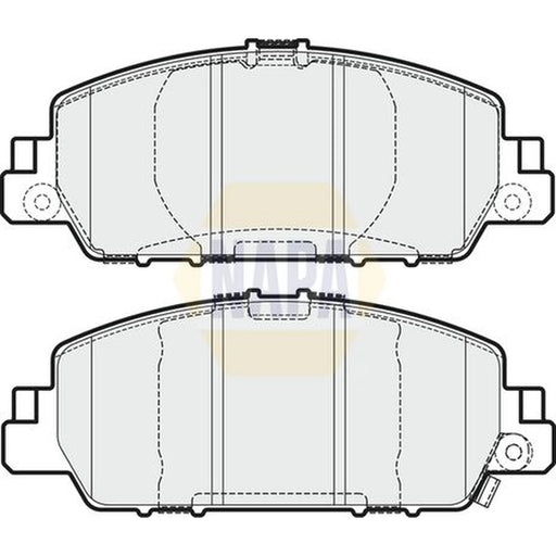 NAPA Front Brake Pad Set NBP1776