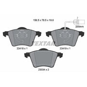 Textar Front Brake Pad Set 2341801