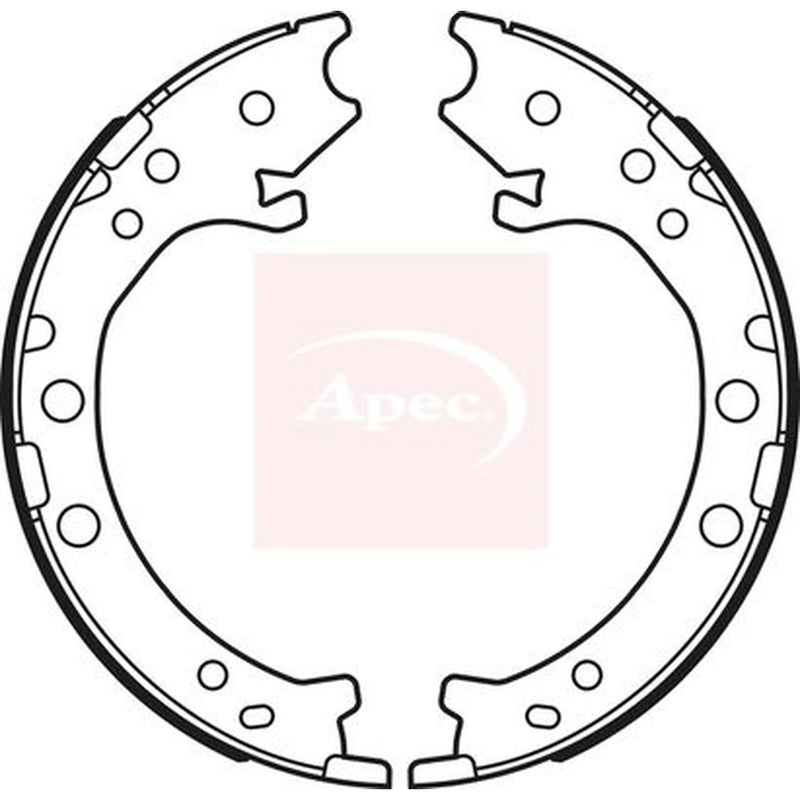 Apec Parking Brake Shoe Set SHU762