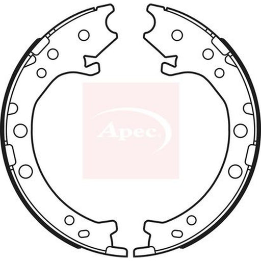 Apec Parking Brake Shoe Set fits Honda Cr-V 2001-2007 2.0 2.2
