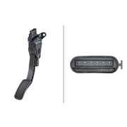 Hella Accelerator Pedal Position Sensor 6PV 009 517-701