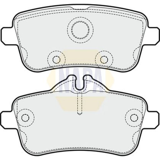 NAPA Rear Brake Pad Set NBP1519