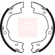 Apec Parking Brake Shoe Set fits Hyundai I800 Travel 2008 on 2.5