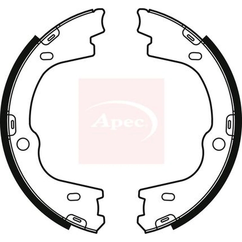 Apec Parking Brake Shoe Set SHU812