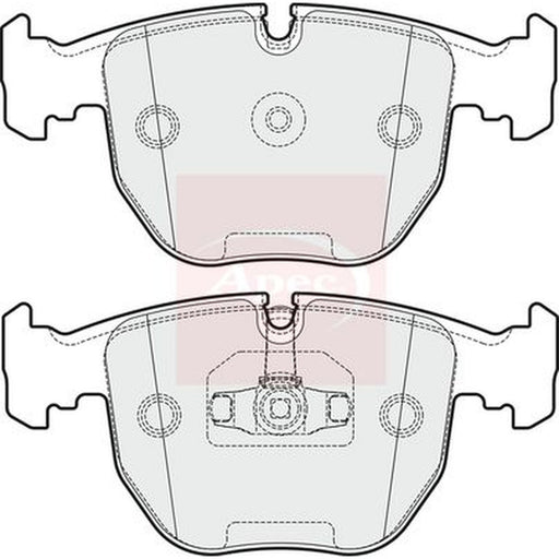 Apec Rear Brake Pad Set fits Rolls-Royce Dawn 2016-2017