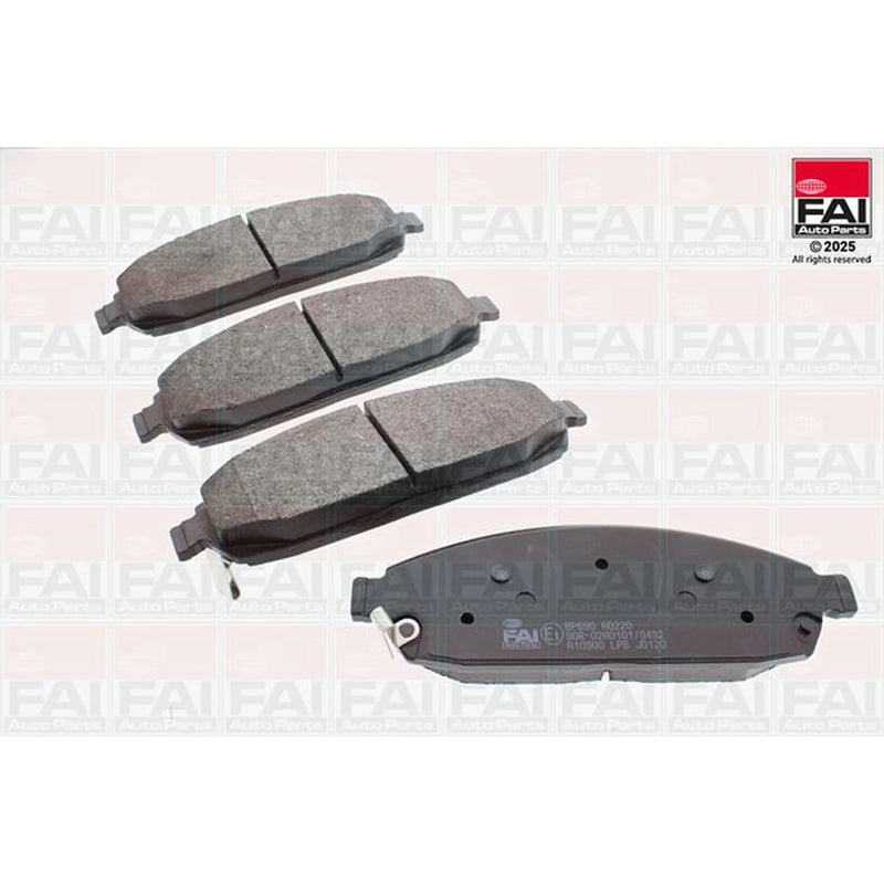 FAI Front Brake Pad Set fits Jeep Commander 2005-2010 3.0 3.7 4.7 5.7