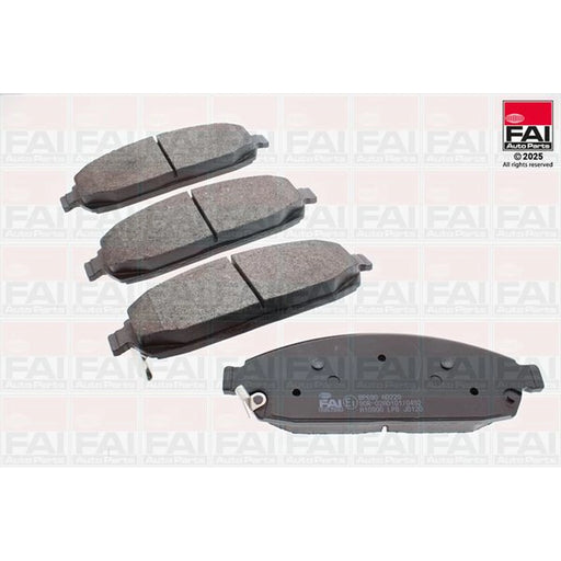 FAI Front Brake Pad Set fits Jeep Commander 2005-2010 3.0 3.7 4.7 5.7