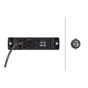 Hella Side Marker Light Wide High