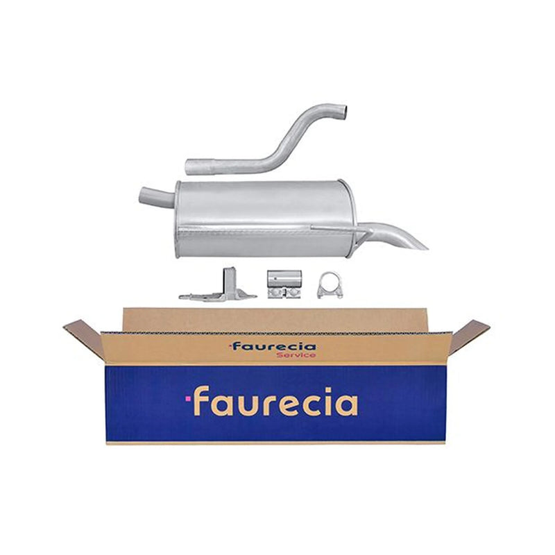 Hella End Silencer Rear fits Renault Clio 1998-2016 1.2 1.4 1.9