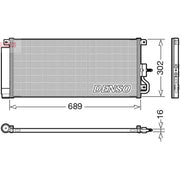 Denso Air Conditioning Condenser DCN20048