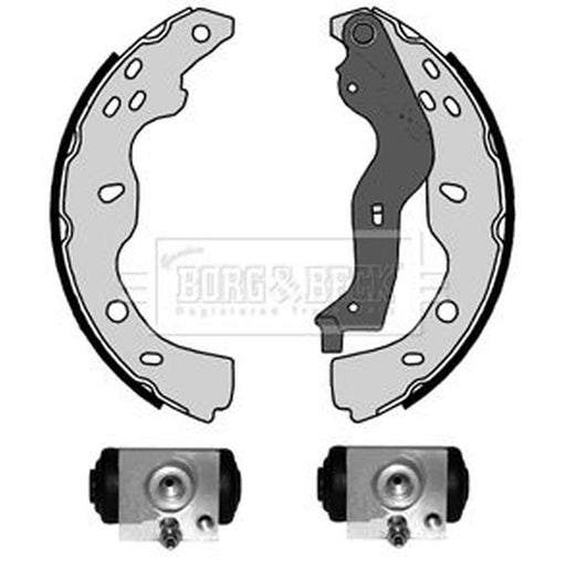Borg & Beck Brake Shoe Set Axle Kit BBS1087K