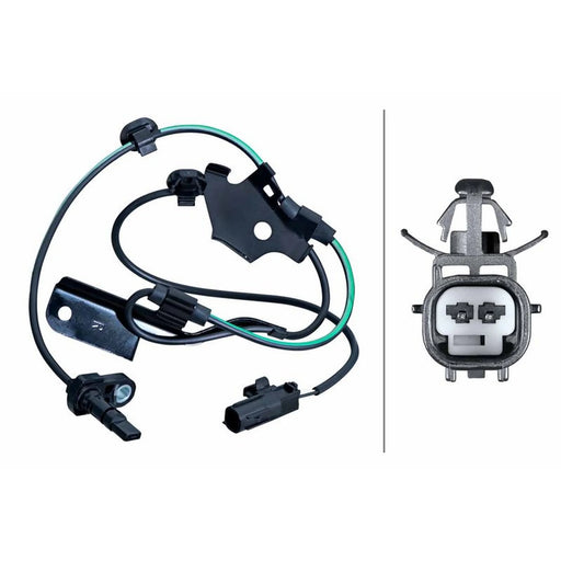 Hella ABS Wheel Speed Sensor Front fits Lexus Ct 2011 on