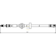 NAPA Brake Hydraulic Hose Line Front NBH1193