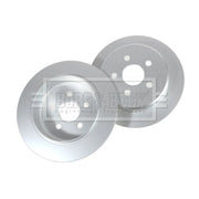 Borg & Beck 2 x Solid Rear Brake Discs BBD4373-x2