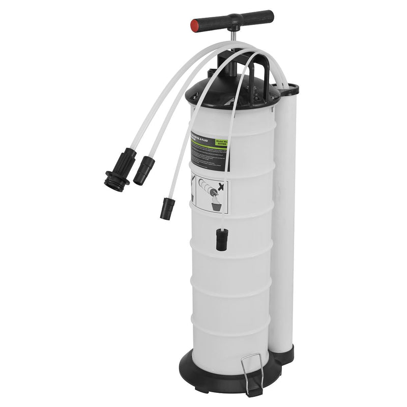 Sealey Vacuum Oil & Fluid Extractor Manual 6.5L S01169 Sealey - Dynamic Drive