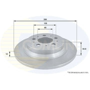 Comline Front & Rear Brake Discs & Pads fits Volvo XC70 I Cross Country