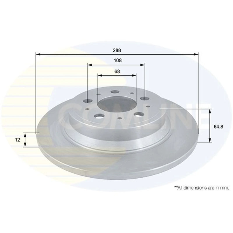 Comline Front & Rear Brake Discs & Pads fits Volvo XC70 I Cross Country