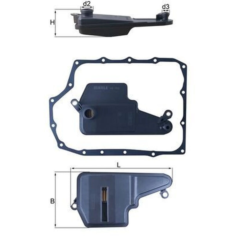 Mahle Automatic Transmission Hydraulic Filter HX 193D