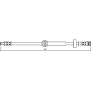 NAPA Brake Hydraulic Hose Line Rear fits Ford Focus I 1998-2004 1.4 1.6 1.8 2.0
