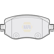 NAPA Front Brake Pad Set fits Renault Megane IV 2015 on 1.2 1.5 1.6