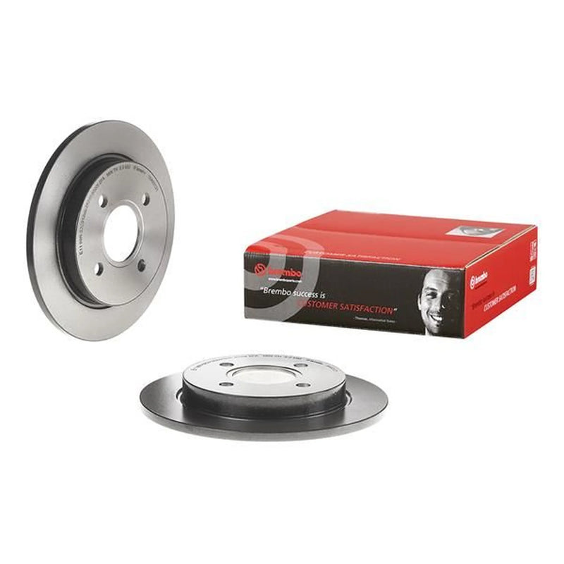 Brembo 2 x Solid Rear Brake Discs 08.4931.21-x2