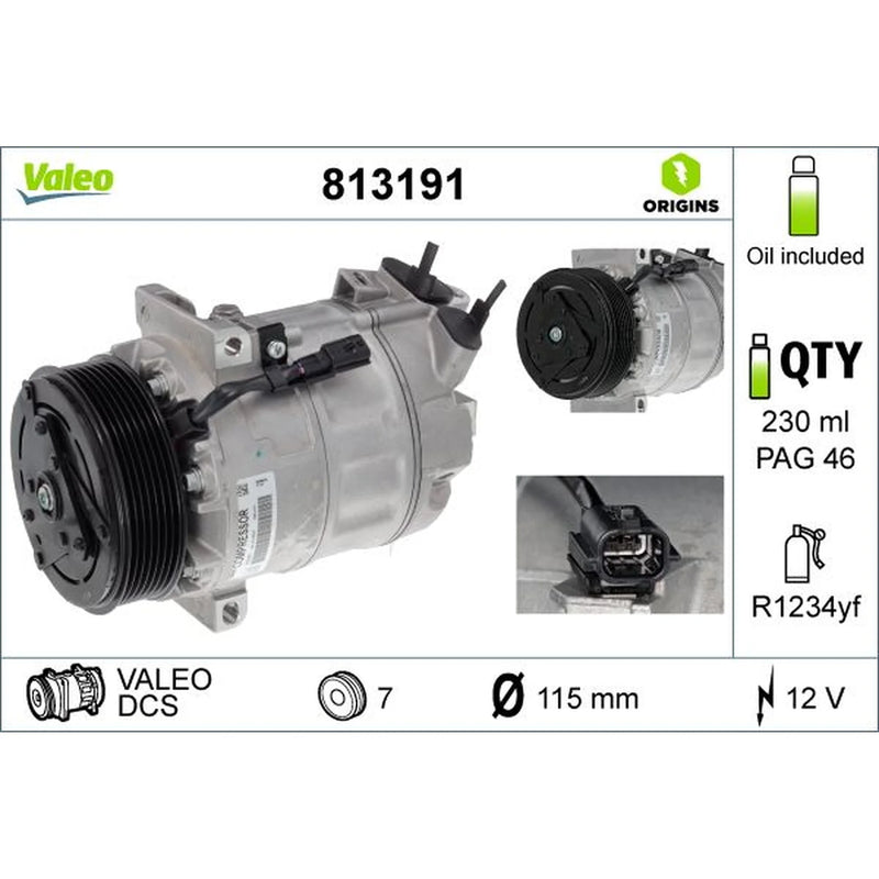 Valeo Air Conditioning Compressor 813191