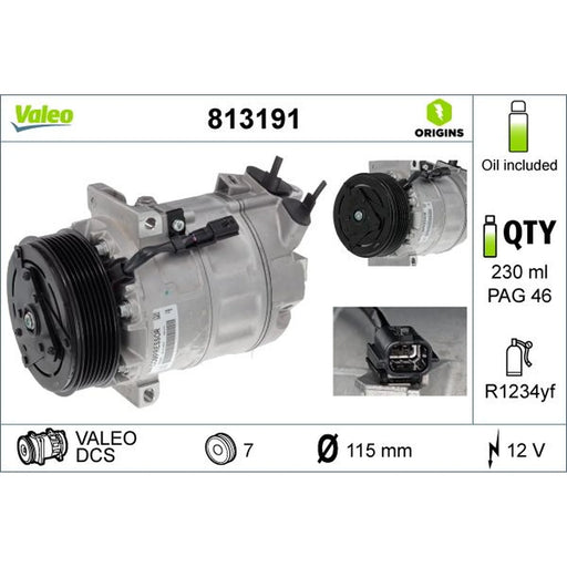 Valeo Air Conditioning Compressor 813191