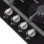 Baridi Gas Hob with 4 Cooking Zones 60cm - Black DH226 Baridi - Dynamic Drive
