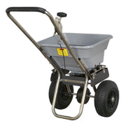 Sealey Stainless Steel Broadcast Salt Spreader 37kg Walk Behind SSB37W Sealey - Dynamic Drive