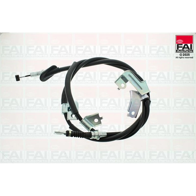 FAI Handbrake Cable Right Rear fits Honda Civic VII 2001-2005 1.6 1.7 2.0