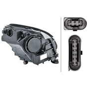 Hella Headlight Headlamp H7/H7 Left fits Mercedes-Benz R-Class 2005-2014
